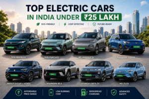 Top Electric Cars in India Under ₹25 Lakh