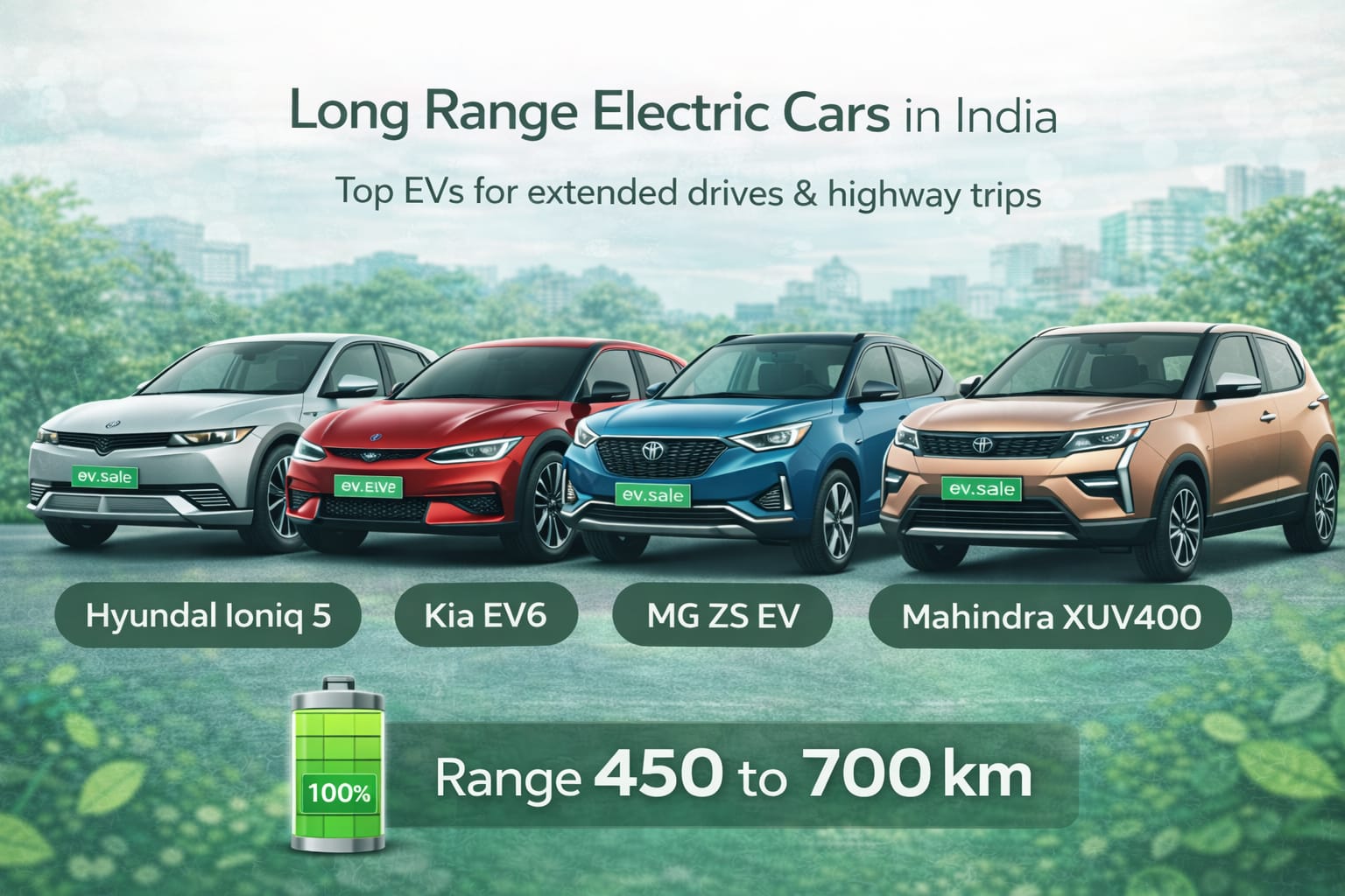 Top Long Range Electric Cars in India 2026