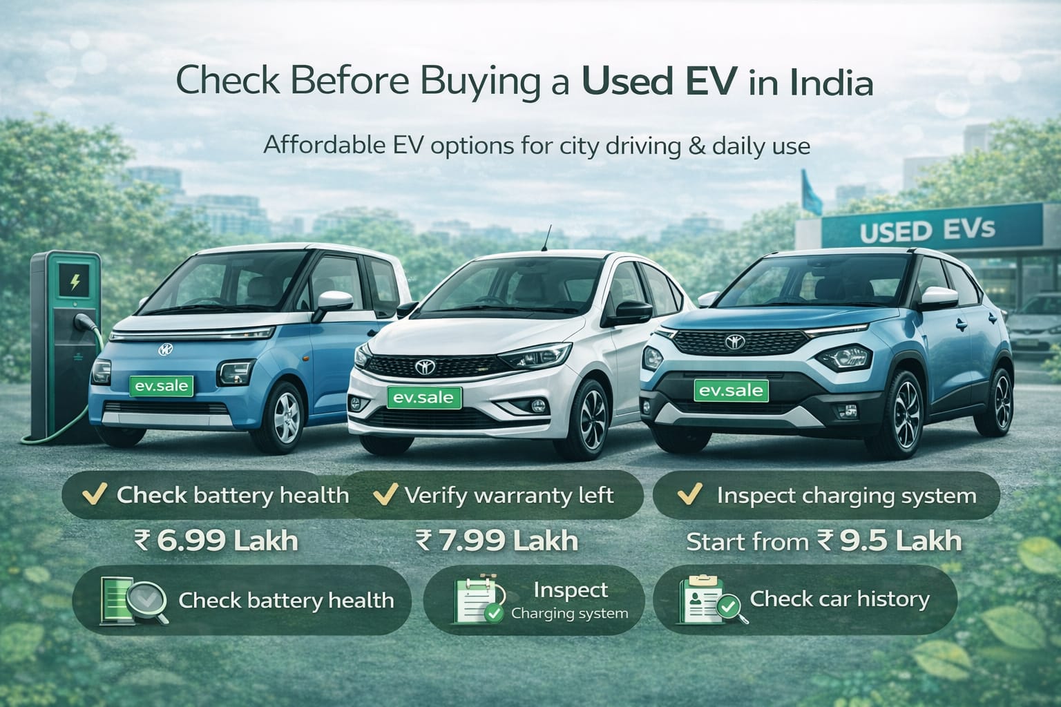 Things to Check Before Buying a Used EV in India