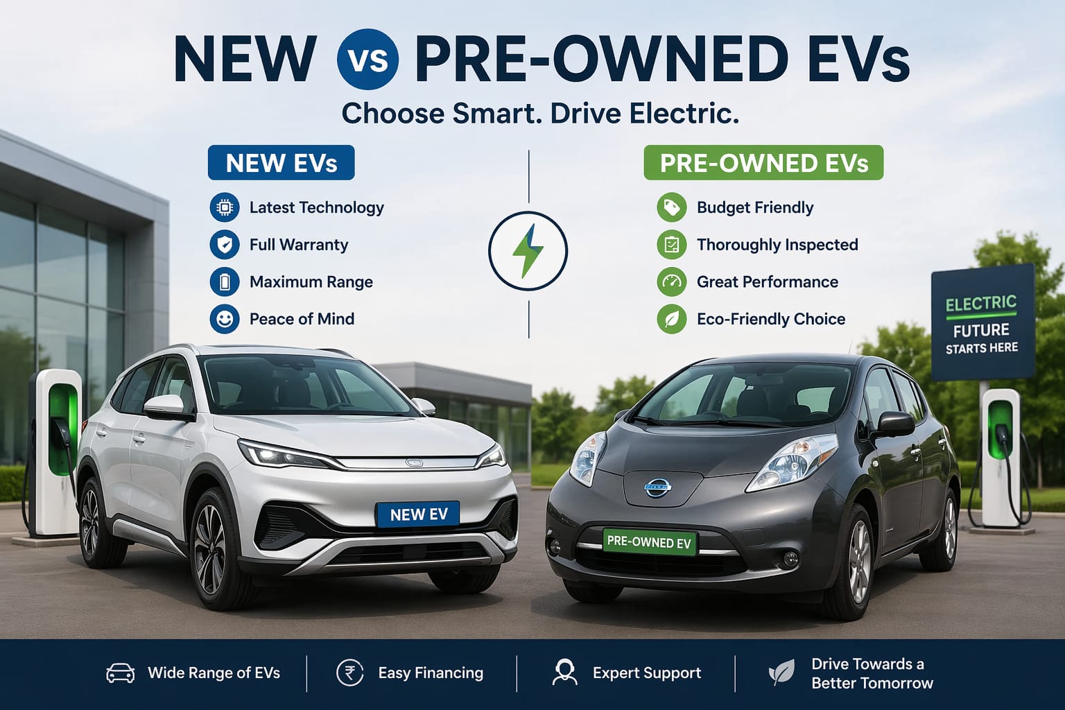 New vs Pre Owned EVs: Which One Should You Buy?
