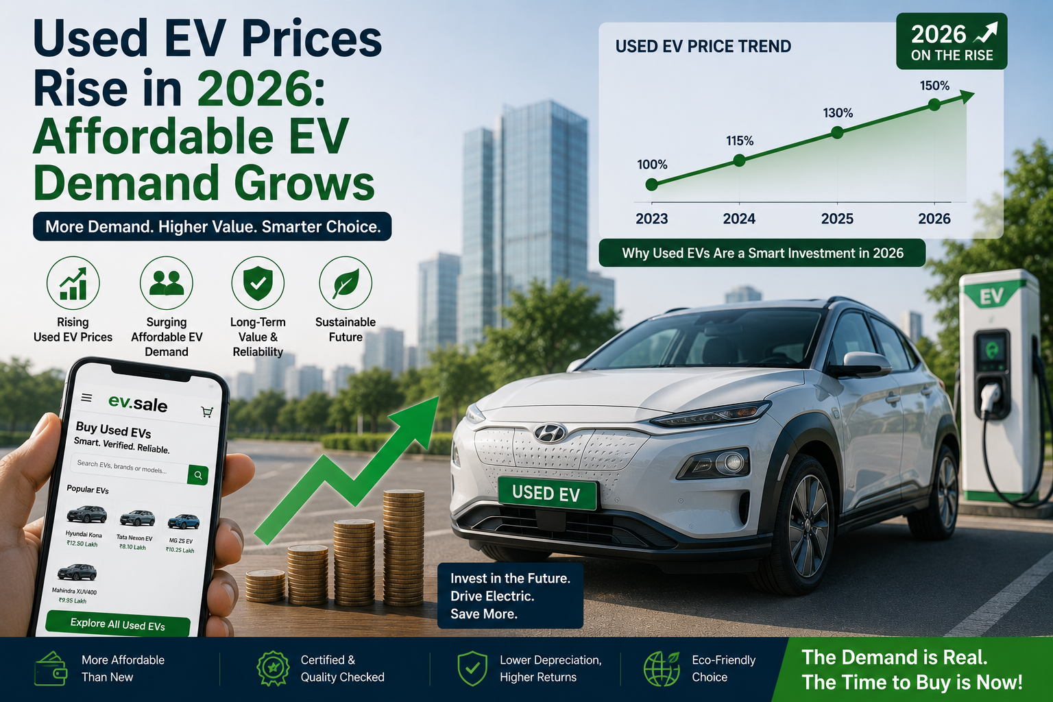 Used EV Prices Rise in 2026: Affordable EV Demand Grows