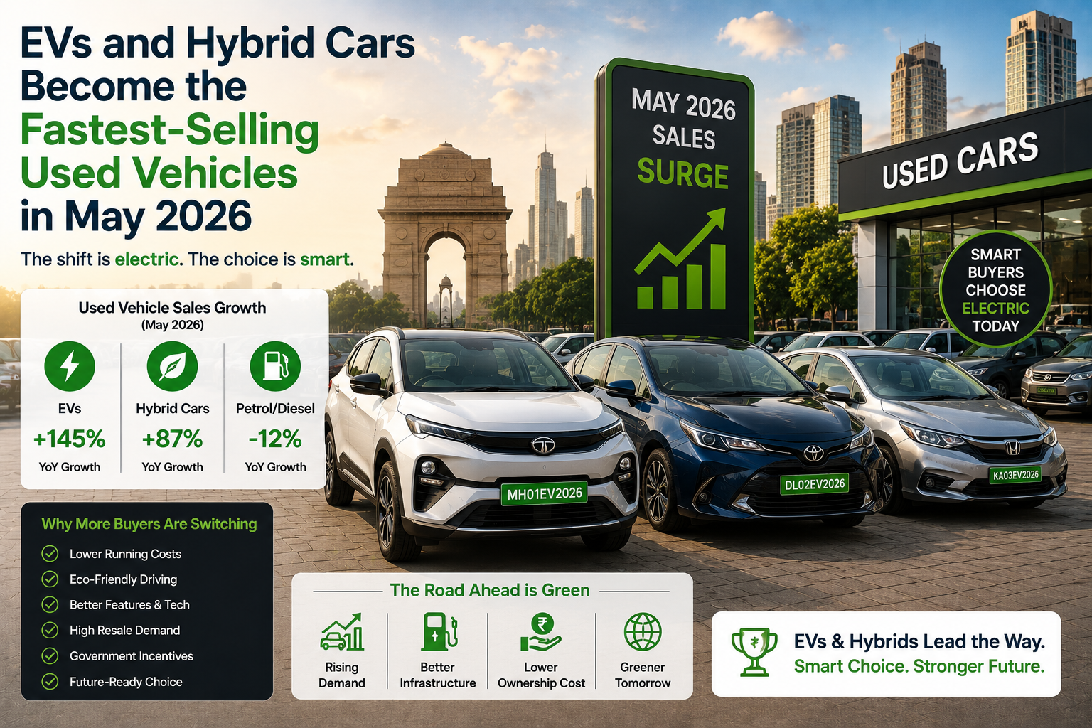 EVs and Hybrid Cars Become the Fastest-Selling Used Vehicles in May 2026
