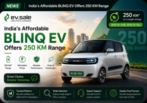 India’s Affordable BLINQ EV Offers 250 KM Range