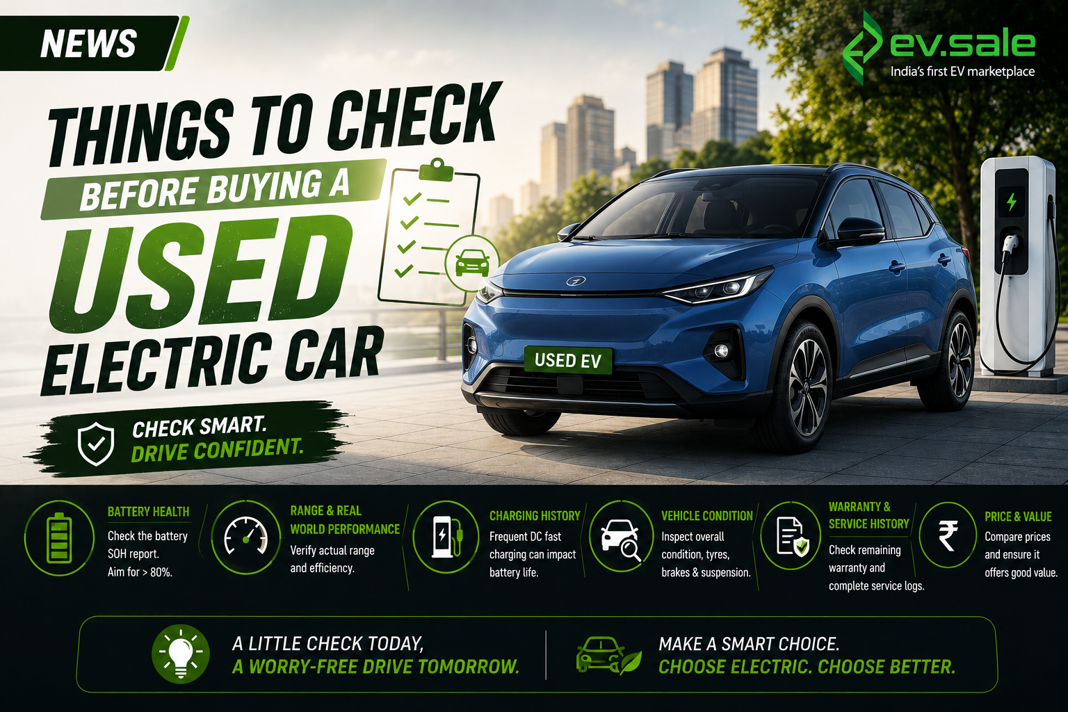 Things to Check Before Buying a Used Electric Car
