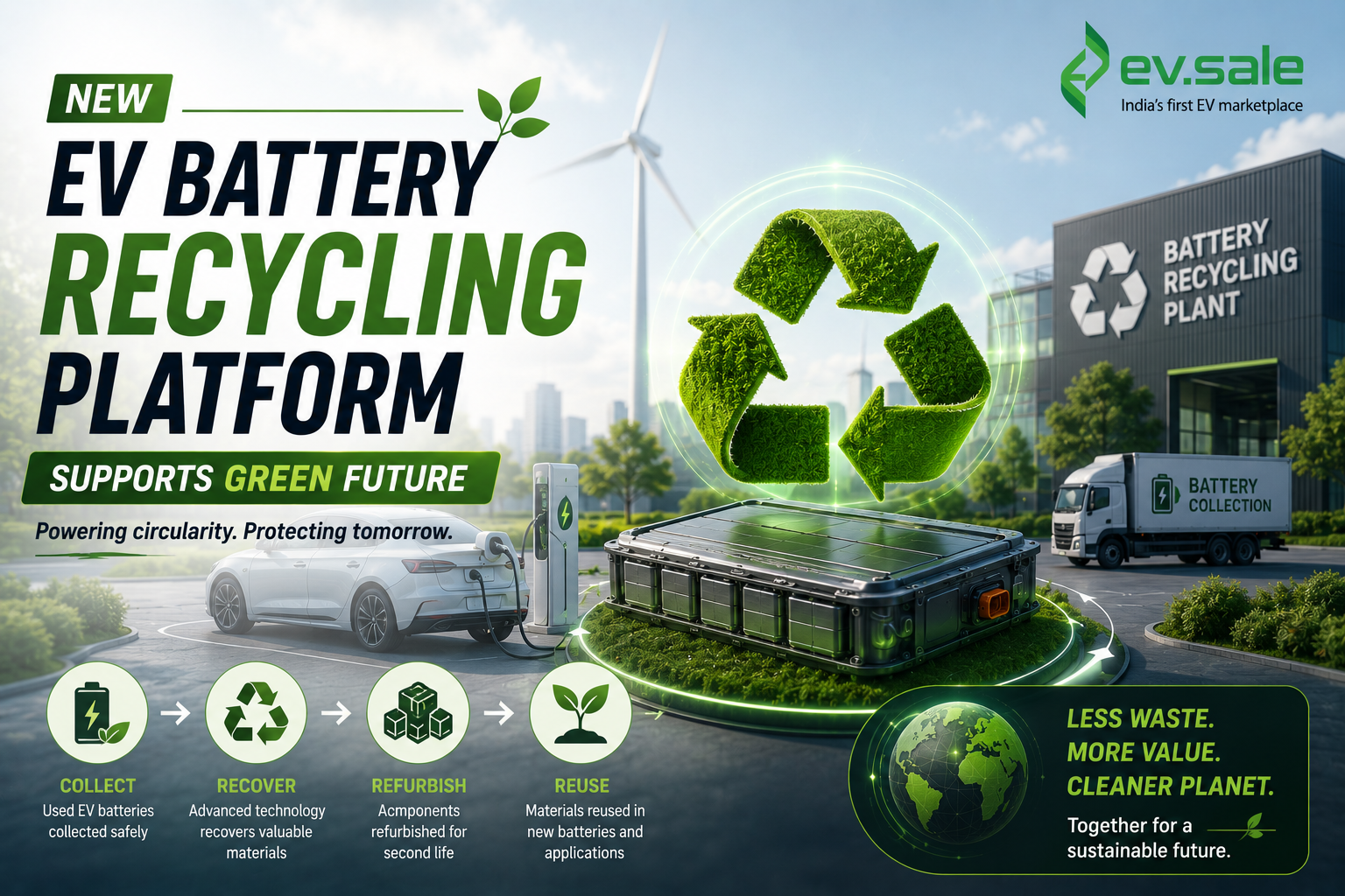 New EV Battery Recycling Platform Supports Green Future
