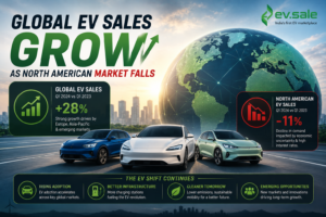Global EV Sales Grow as North American Market Falls