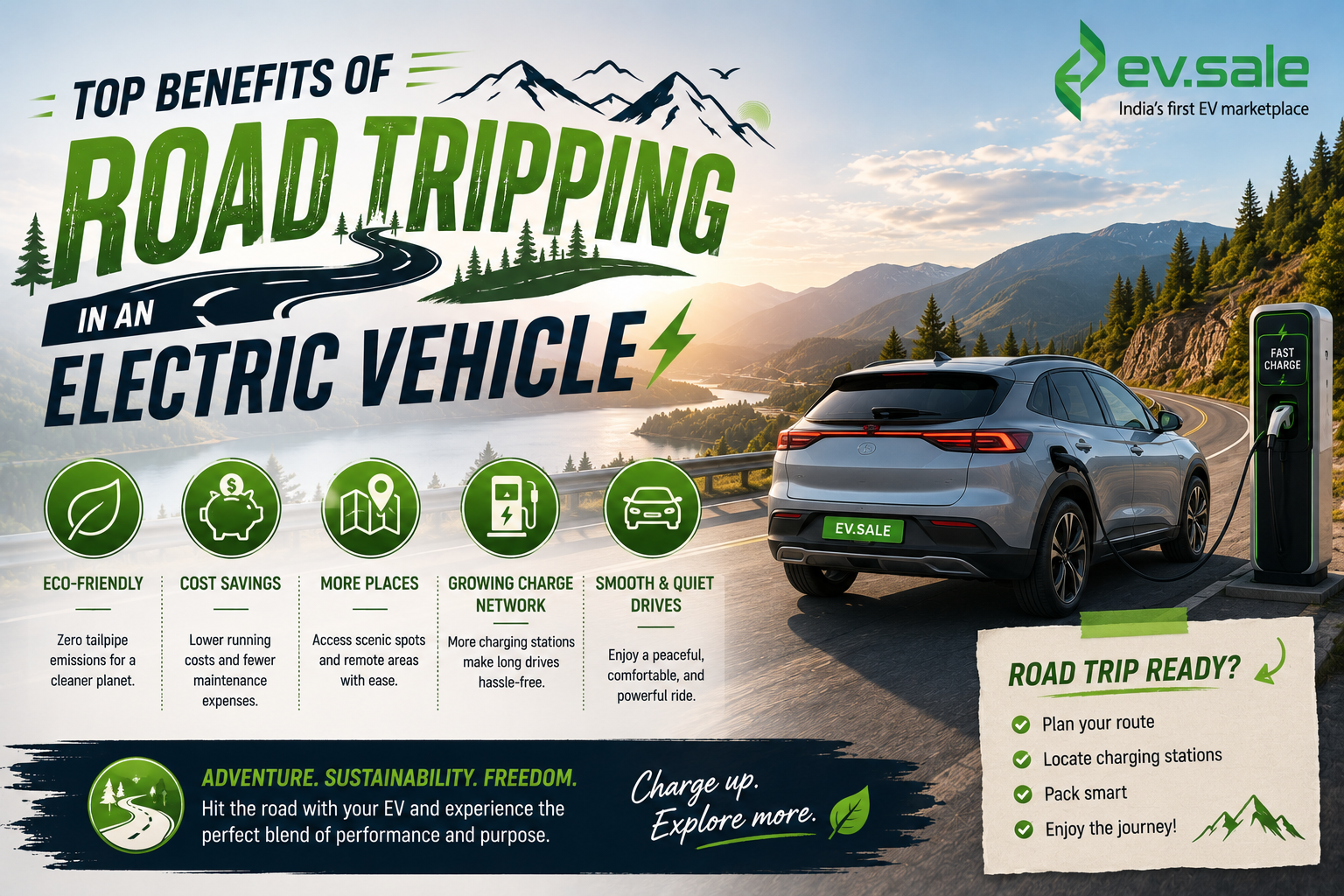 Top Benefits of Road Tripping in an Electric Vehicle