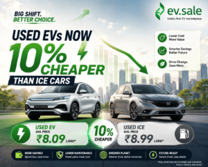Used EVs Now 10% Cheaper Than ICE Cars