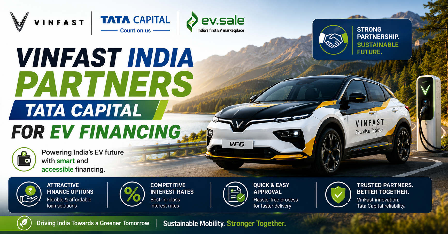VinFast India Partners Tata Capital for EV Financing