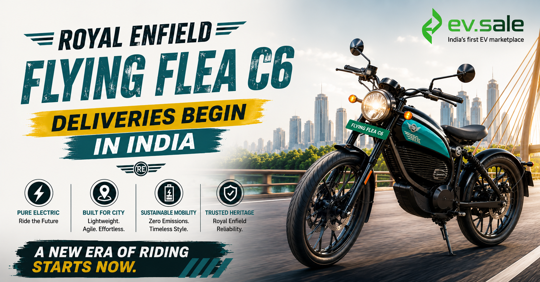 Royal Enfield Flying Flea C6 Deliveries Begin in India
