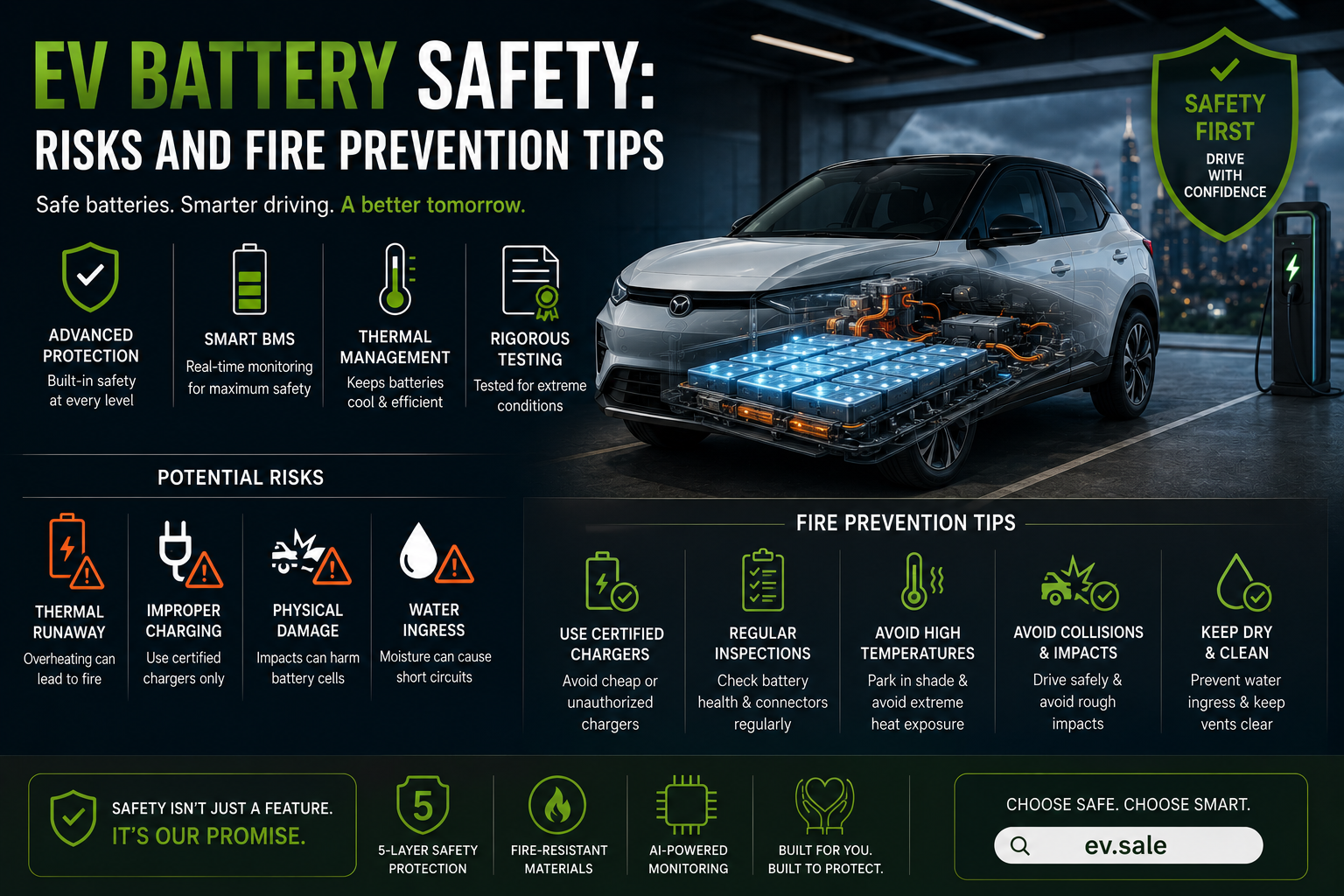 EV Battery Safety: Risks and Fire Prevention Tips