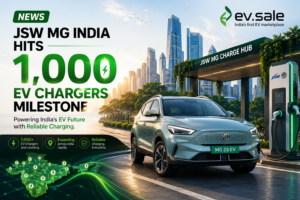 NEWS: JSW MG India Hits 1,000 EV Chargers Milestone
