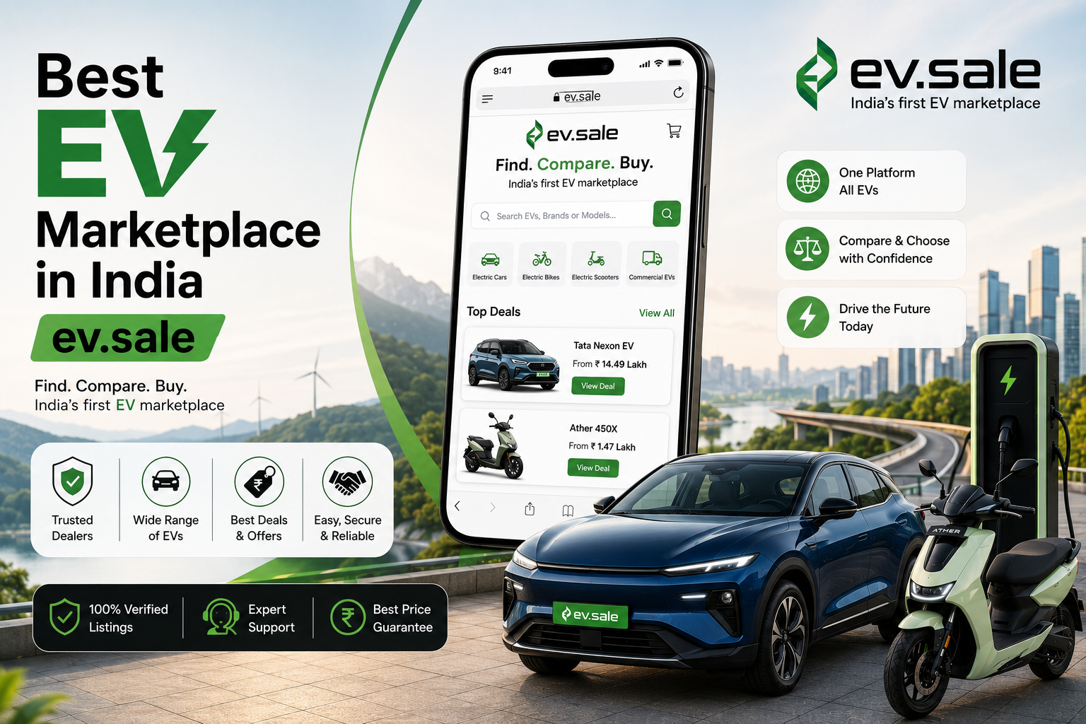 Best EV Marketplace in India – EV.sale