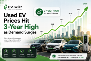 Used EV Prices Hit 3-Year High as Demand Surges