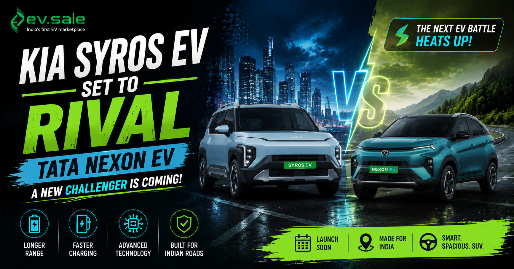 Kia Syros EV Set to Rival Tata Nexon EV