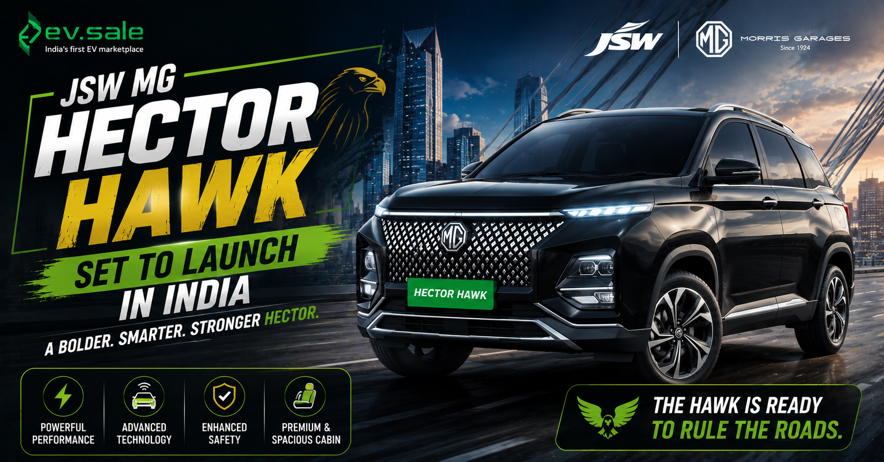 JSW MG Hector Hawk Set to Launch in India