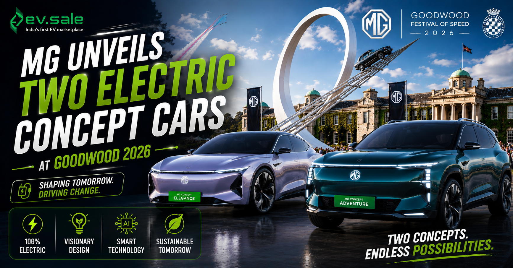 MG Unveils Two Electric Concept Cars at Goodwood 2026