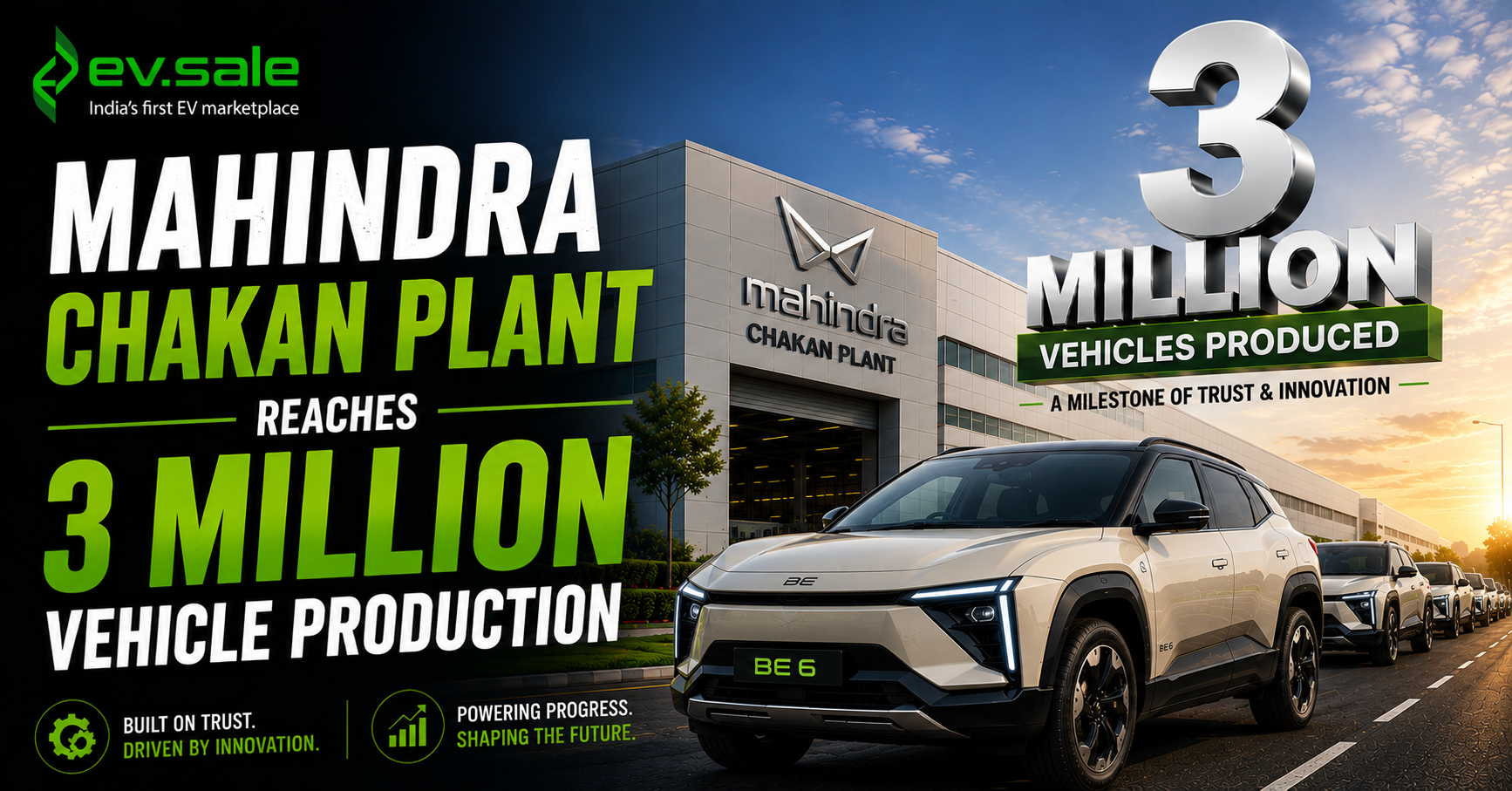 Mahindra Chakan Plant Reaches 3 Million Vehicle Production