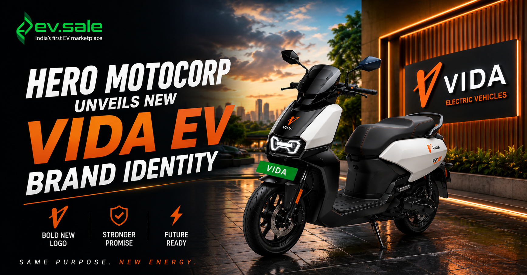 Hero MotoCorp Unveils New VIDA EV Brand Identity