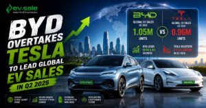 BYD Overtakes Tesla to Lead Global EV Sales in Q2 2026