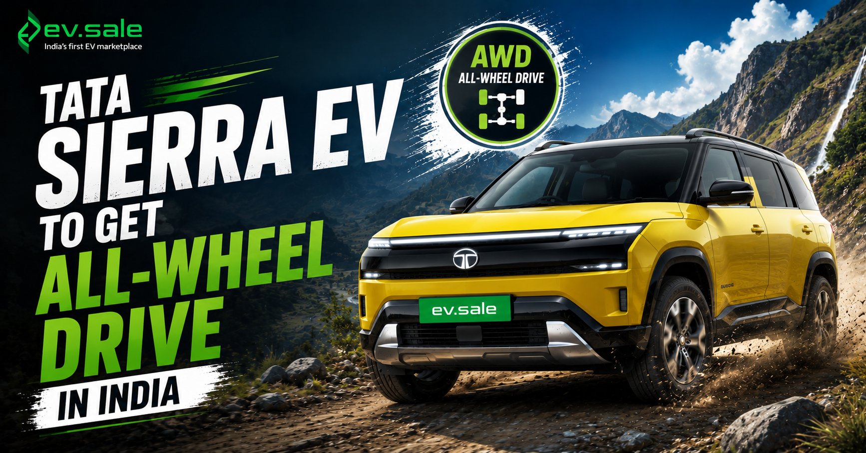 NEWS: Tata Sierra EV to Get All-Wheel Drive in India