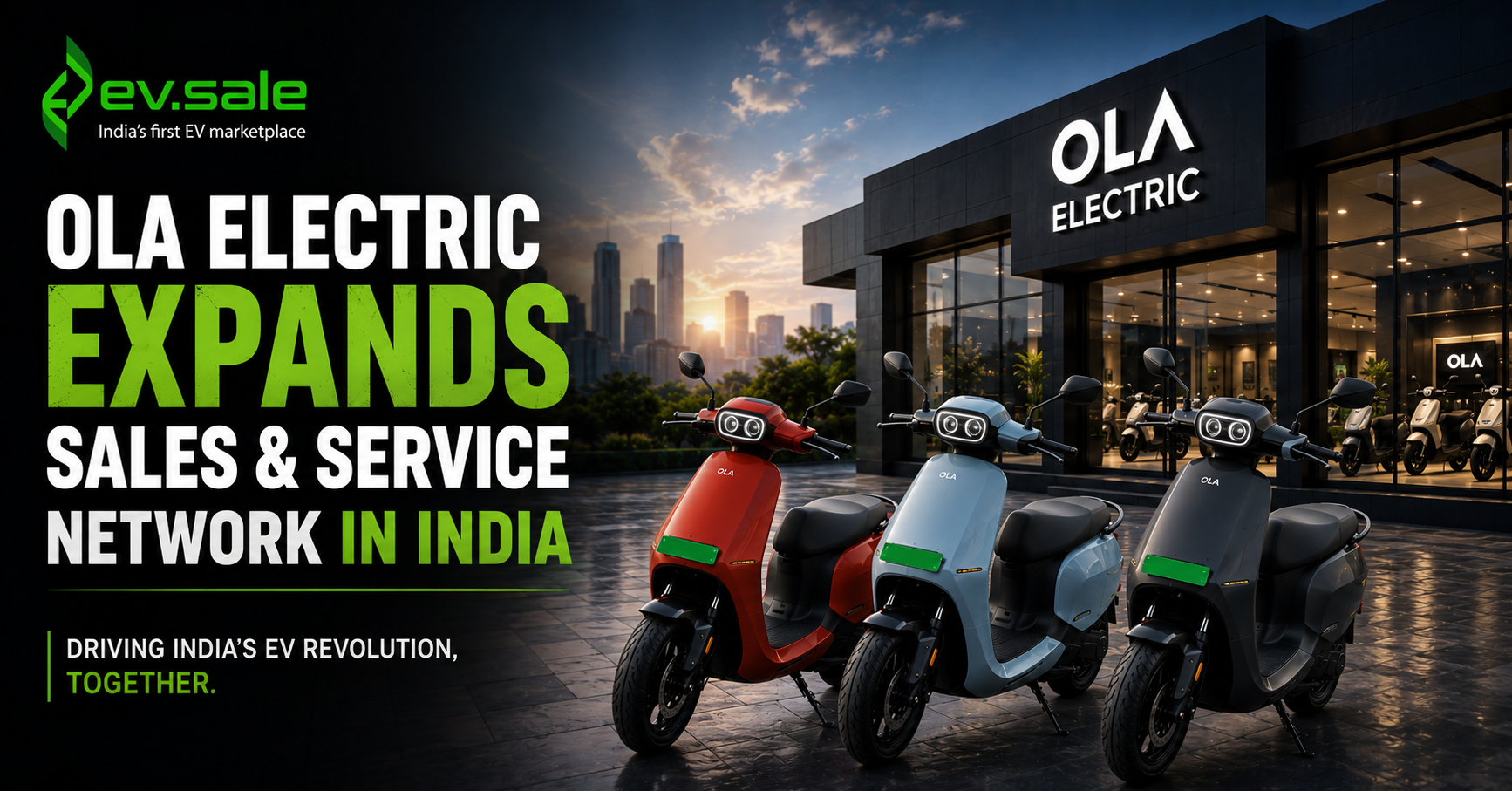 Ola Electric Expands Sales and Service Network in India