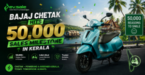 Bajaj Chetak Hits 50,000 Sales Milestone in Kerala