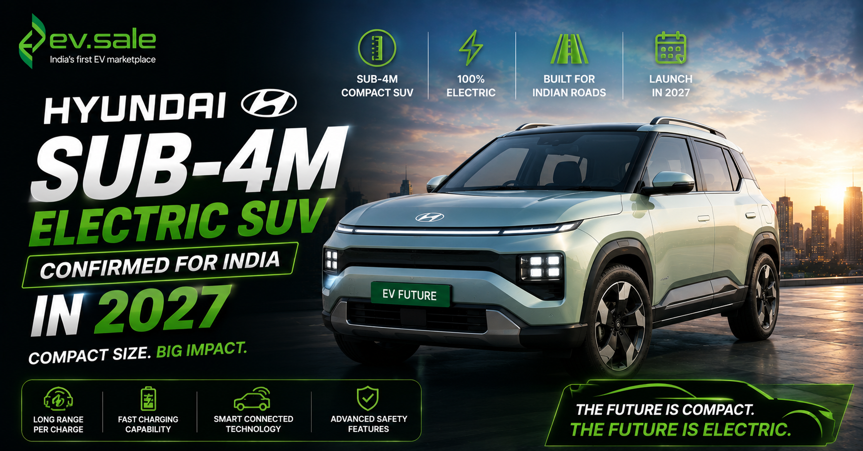Hyundai Sub-4m Electric SUV Confirmed for India in 2027