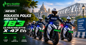 NEWS - Kolkata Police Inducts 183 Ultraviolette X-47 EVs